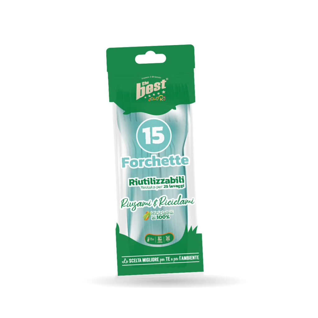 ART. 146 - THE BEST FORCHETTE AZZURRO - 15 PZ