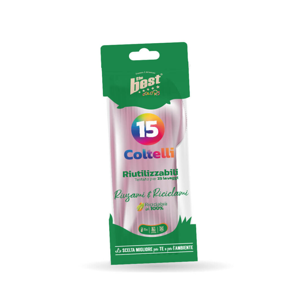 ART. 151 - THE BEST COLTELLI ROSA - 15 PZ