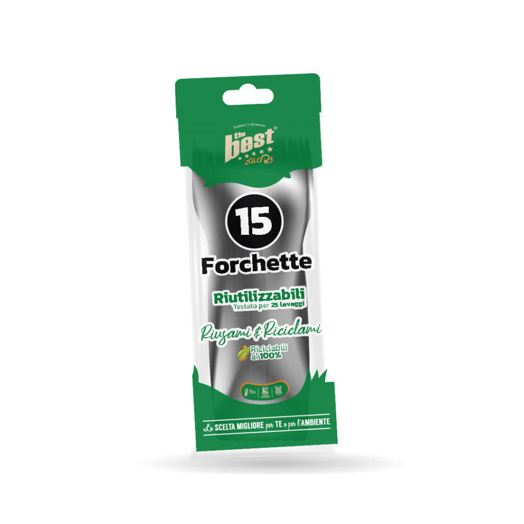 ART. 155 - THE BEST FORCHETTE NERO - 15 PZ