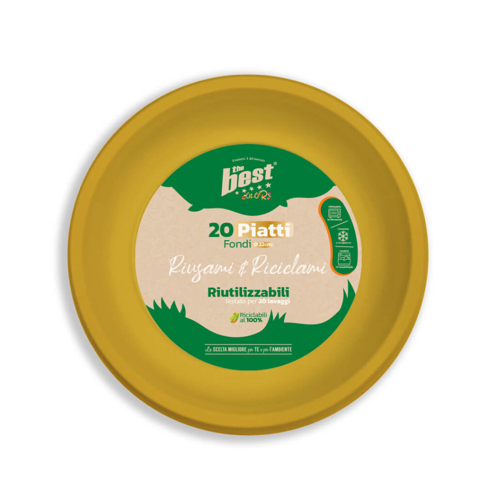 ART. 184 - THE BEST PIATTI FONDI ORO - 20 PZ agg