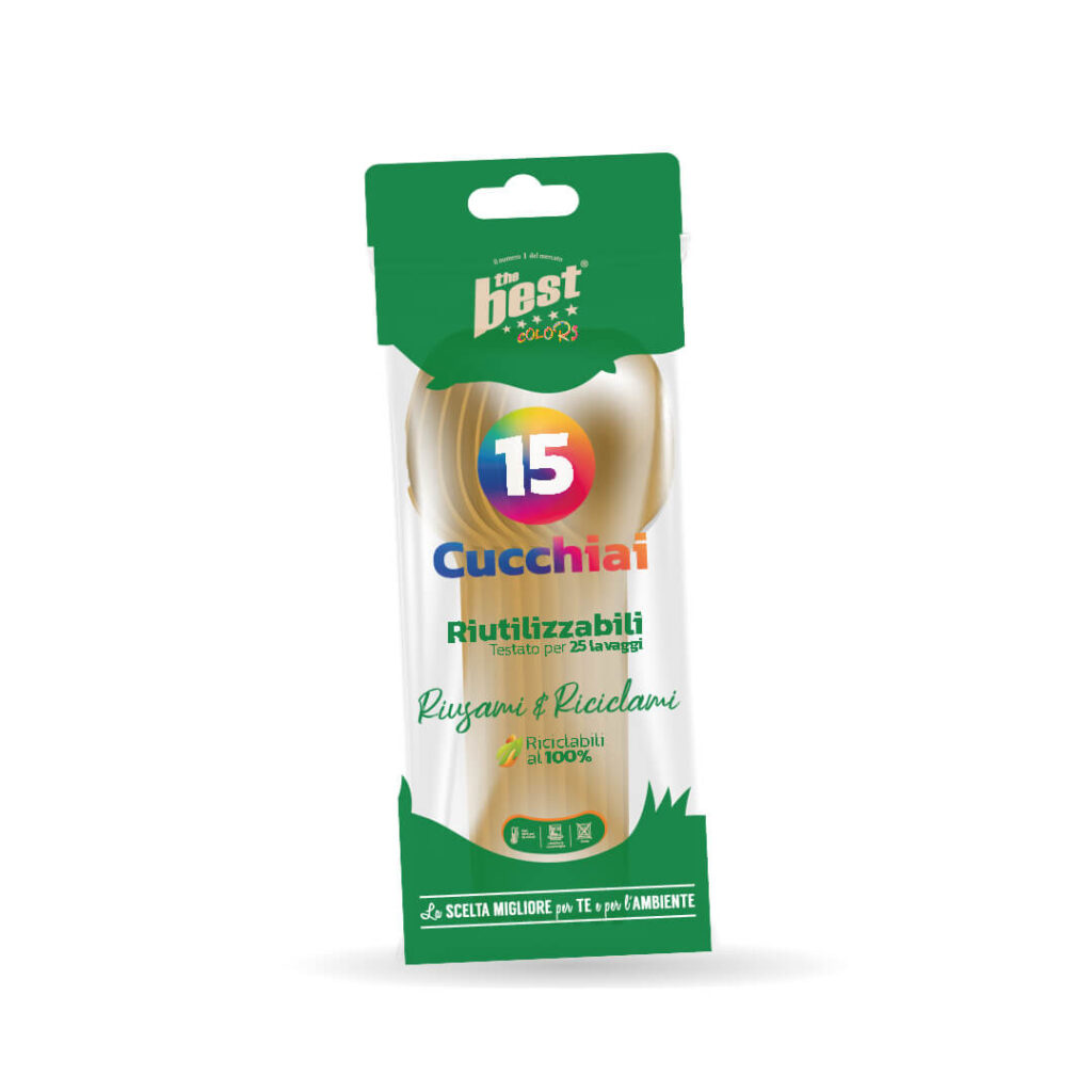 ART. 192 - THE BEST CUCCHIAI ORO - 15 PZ
