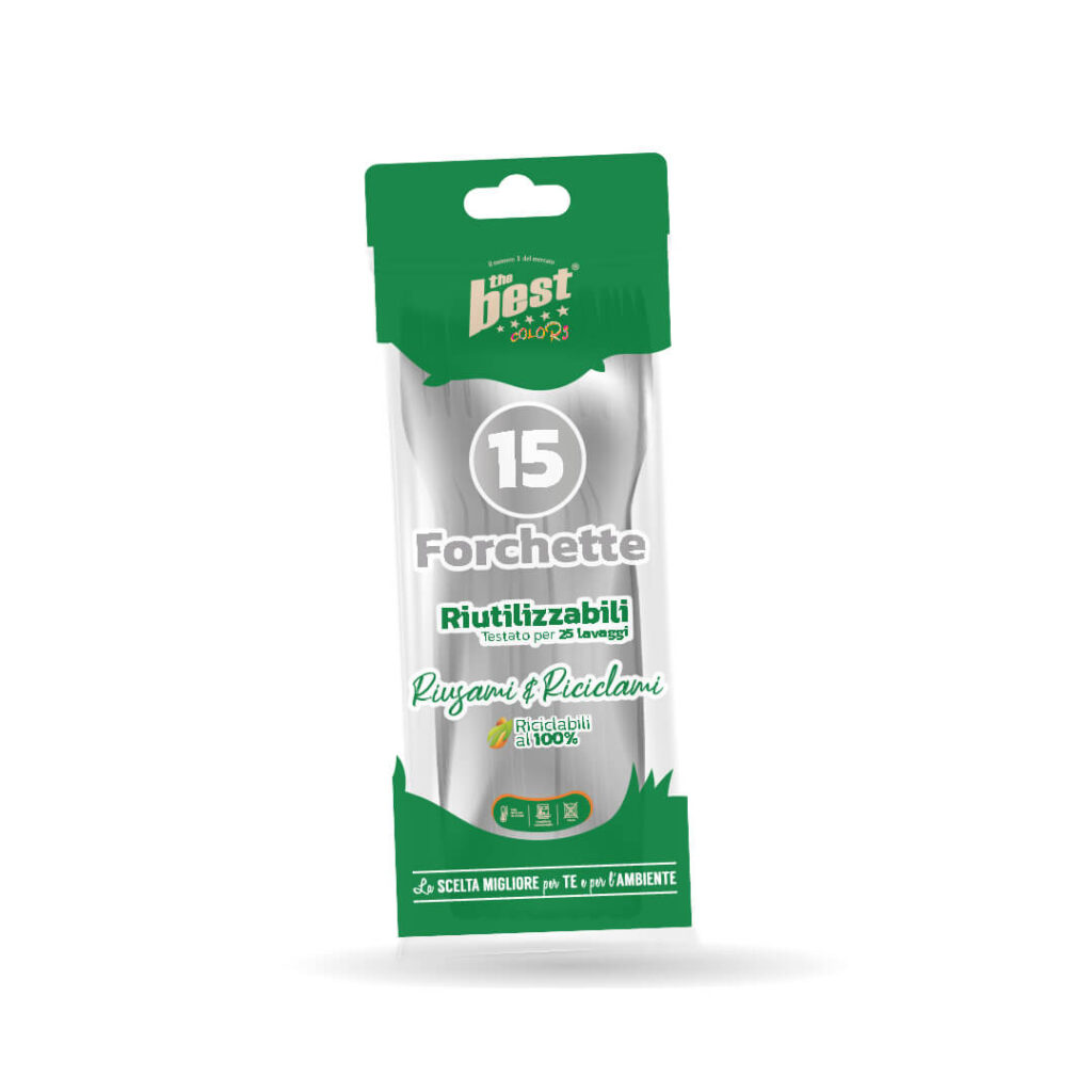 ART. 194 - THE BEST FORCHETTE ARGENTO - 15 PZ